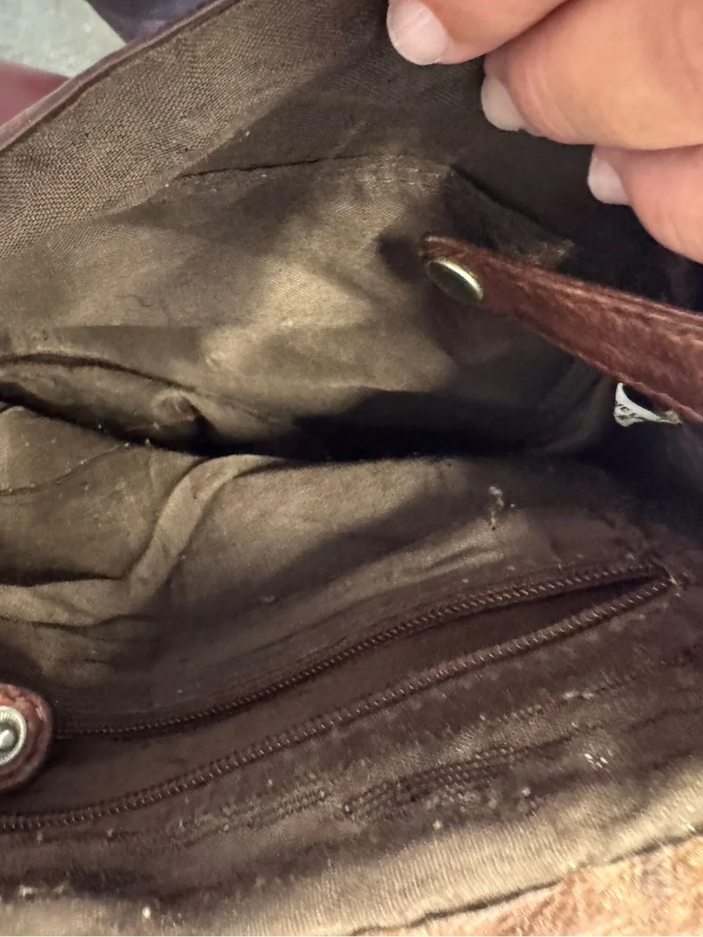 Vintage Genuine Leather Aged Mini Brown Backpack Purse Women's India